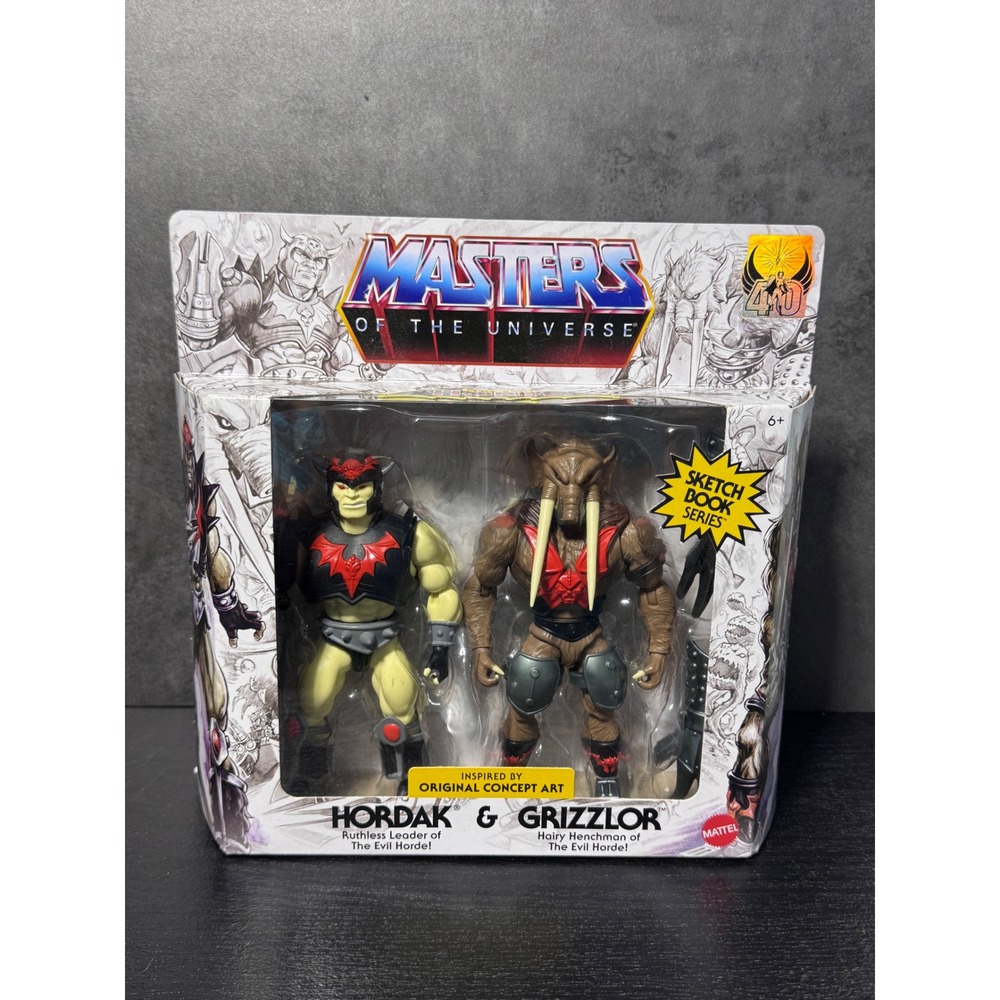 Mattel Masters of the Universe Sketchbook Series Hordak & Grizzlor 2-Pack JDW90
